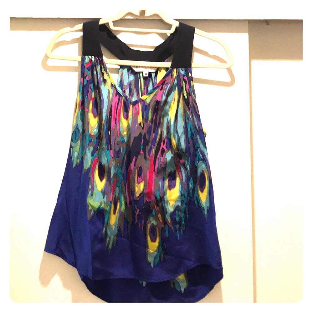 Silk multi color tank